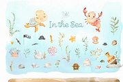 In The Sea. Watercolor Collection, an Animal Illustration by StarJam (Thumbnail 3 of 5)