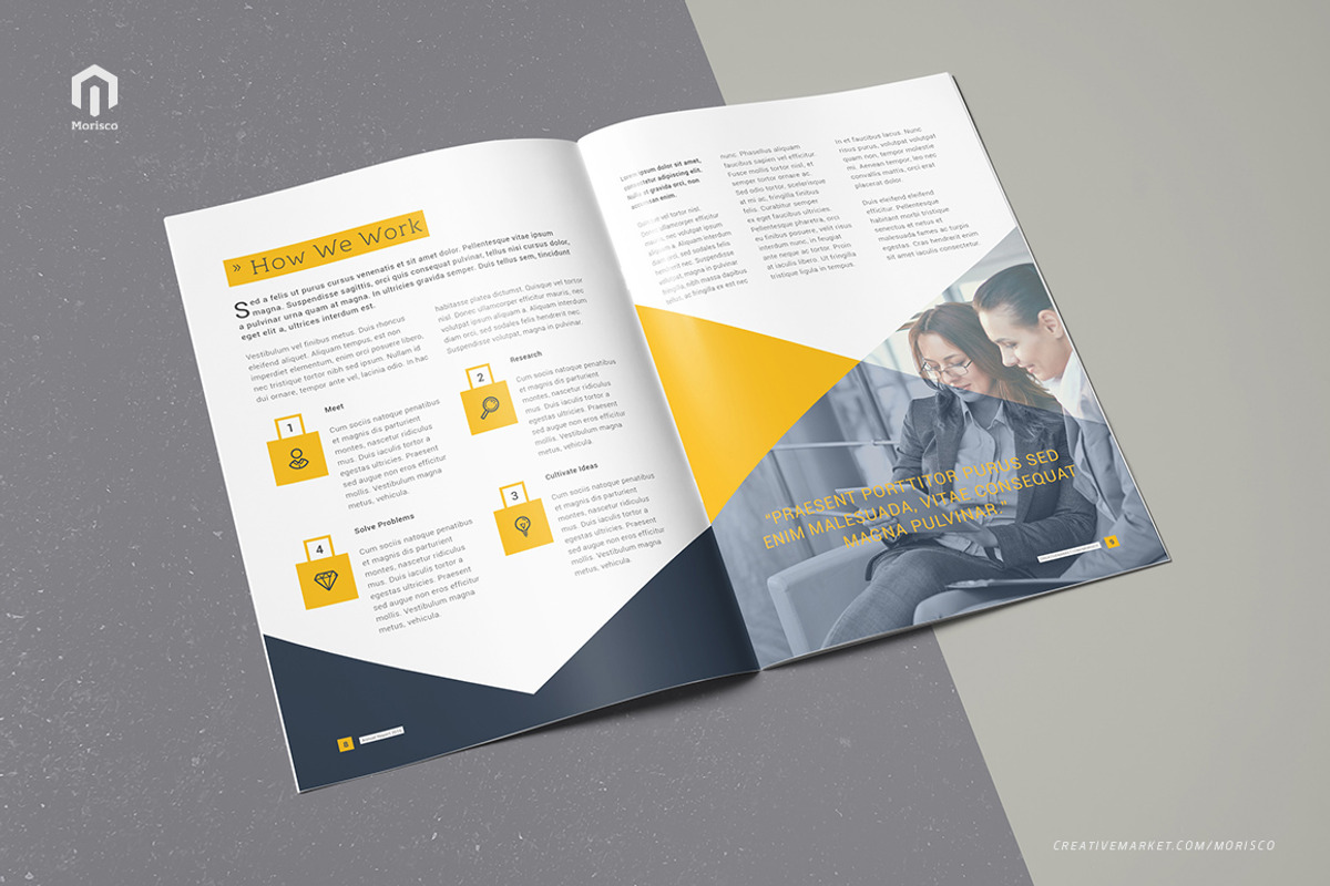 Annual Report 2016, a Brochure Template by Morisco (Photo 6 of 14)