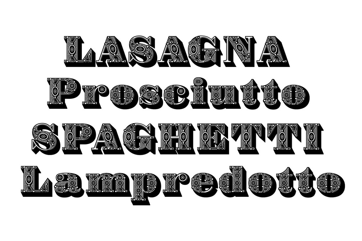 Bodoni Ornamental preview 5
