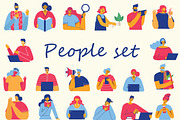 People Bundle, a Person Illustration by Virinaflora (Thumbnail 7 of 9)