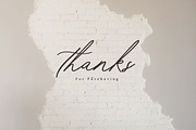 Bristhony, a Script Font by Queenopstudio (Thumbnail 12 of 12)