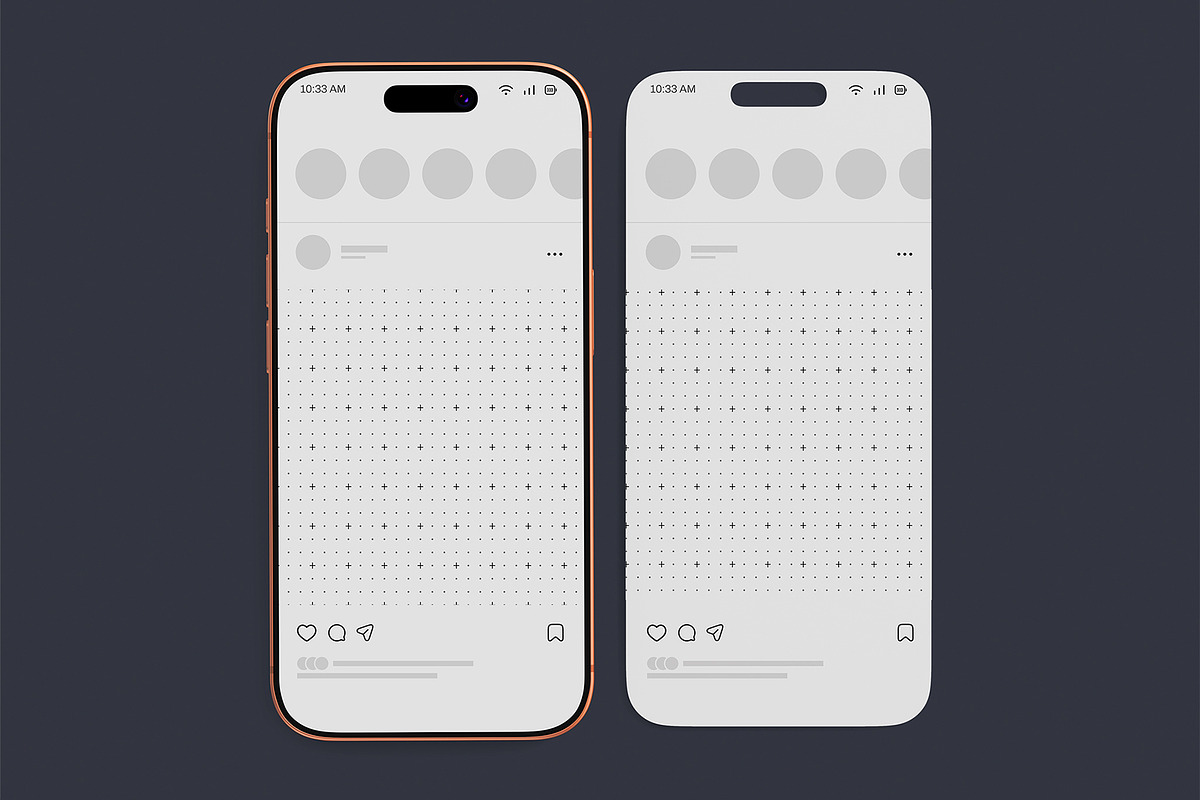 Social Media Post Mockup with Phone, an iPhone Mockup by graphypix (Photo 4 of 4)