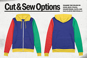 Zip-Up Hoodie Merch Mockup, a Merchandise Mockup by Brent Galloway (Thumbnail 4 of 5)