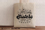 Sister SVG, Sisters are Flowers SVG, an Object Graphic by Applied Arts (Thumbnail 7 of 10)