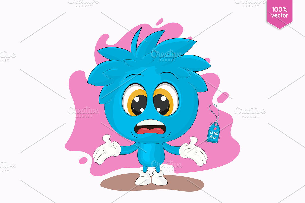Surprised Cartoon Boy. Tshirt, PNG., a Person Illustration by KENO Mascots (Photo 2 of 3)