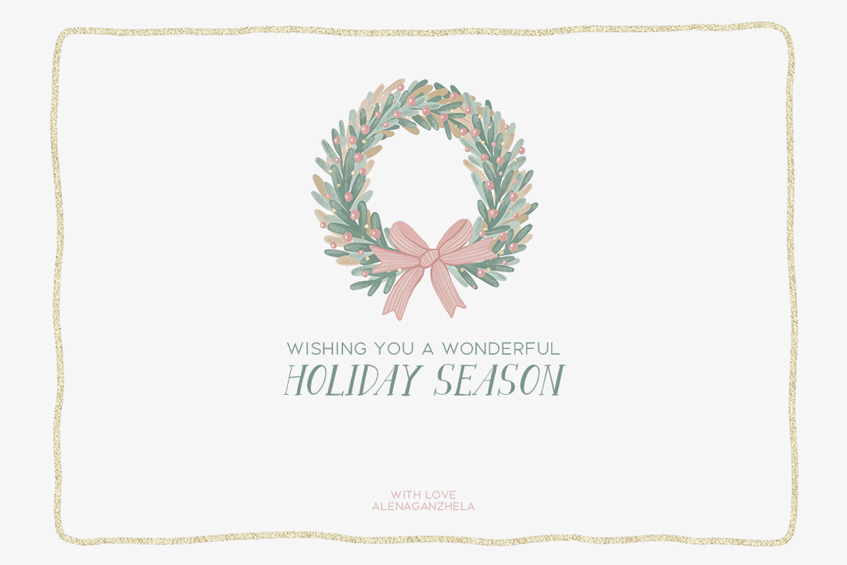 Christmas time illustrations frames, an Object Graphic by alenaganzhela (Photo 11 of 11)