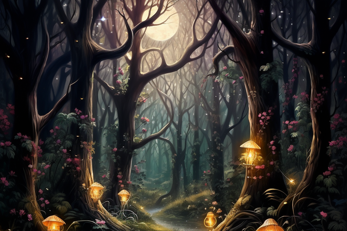Magical Forest, a Background Graphic by Printable Treasure (Photo 8 of 8)