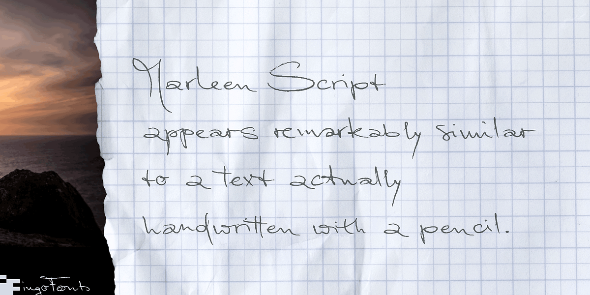 Marleen Script, a Handwritten Font by ingoFonts (Photo 2 of 10)