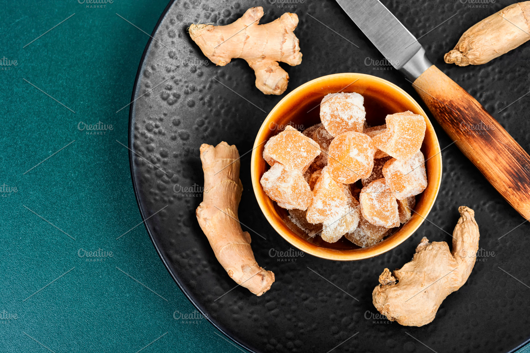 Sweet and spicy candied ginger., a Food & Drink Photo by MLunov MLunov