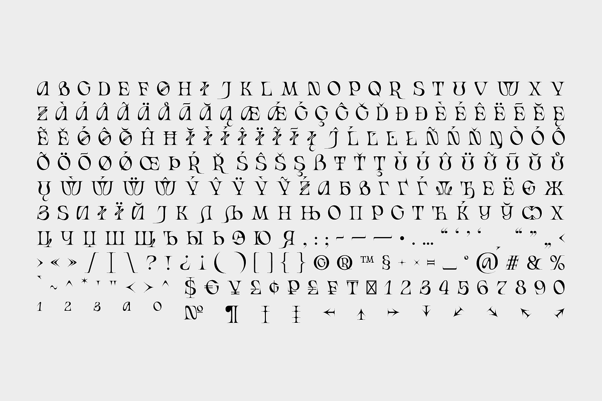 SK Femme Fatale — Decorative Serif, a Serif Font by Shriftovik Type Foundry (Photo 9 of 13)
