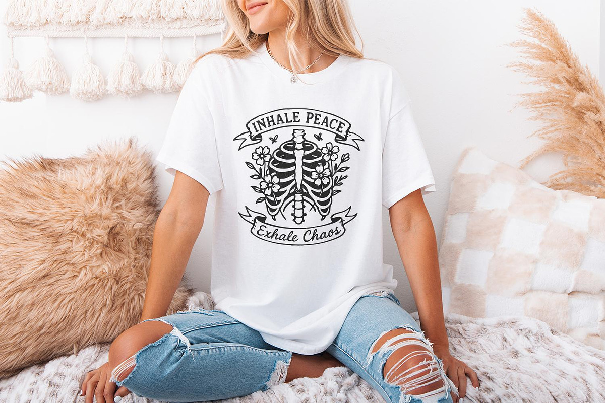 Inhale Peace Exhale Chaos PNG, an Illustration by SharpMarketplace (Photo 3 of 9)