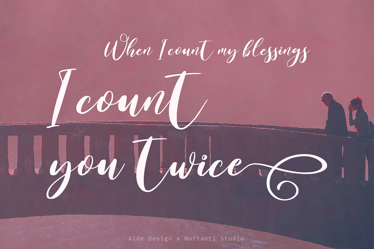 Britney Valentine, a Script Font by Aldedesign (Photo 8 of 8)