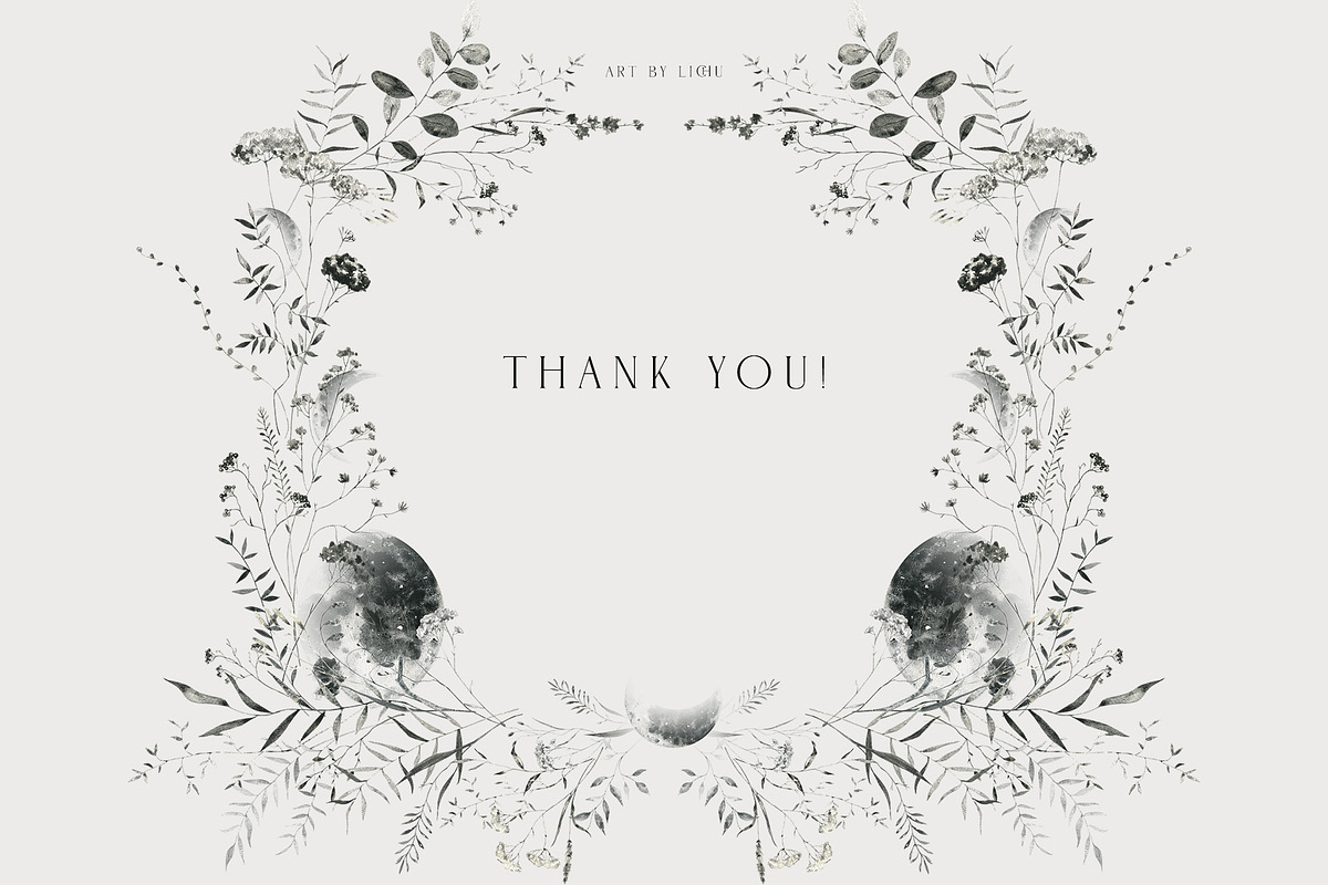 NOUVEAU watercolor floral, a Decorative Illustration by LiChu Art (Photo 12 of 12)