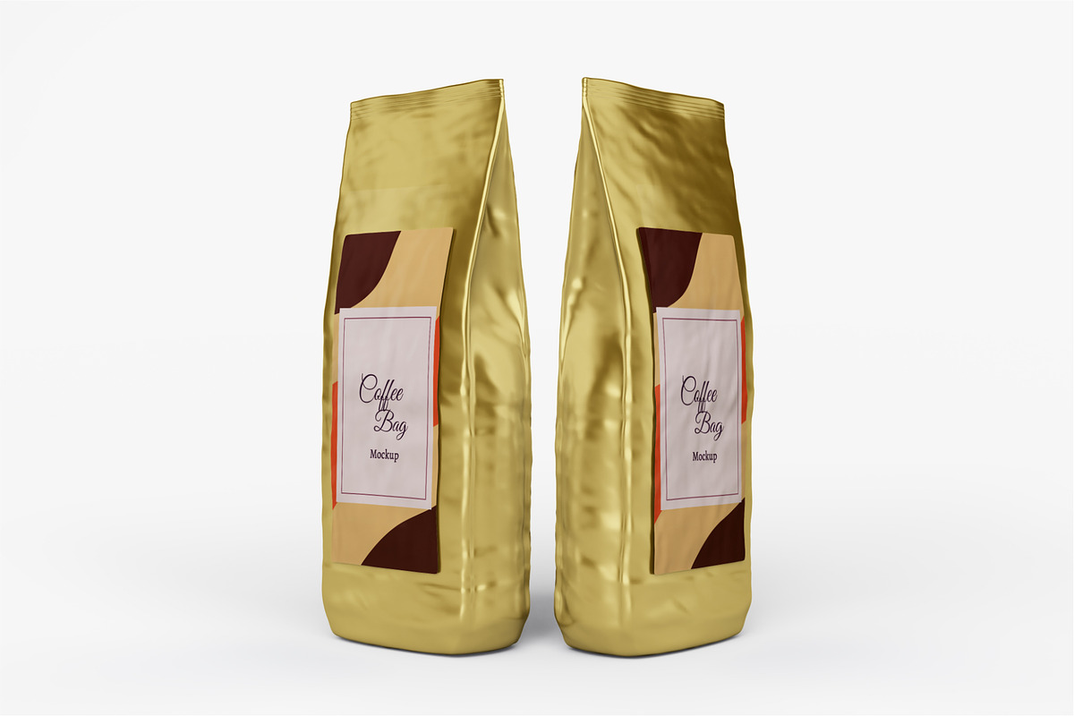 Coffee bag and coffee cup mockup, a Cups & Container Mockup by Runend (Photo 4 of 22)