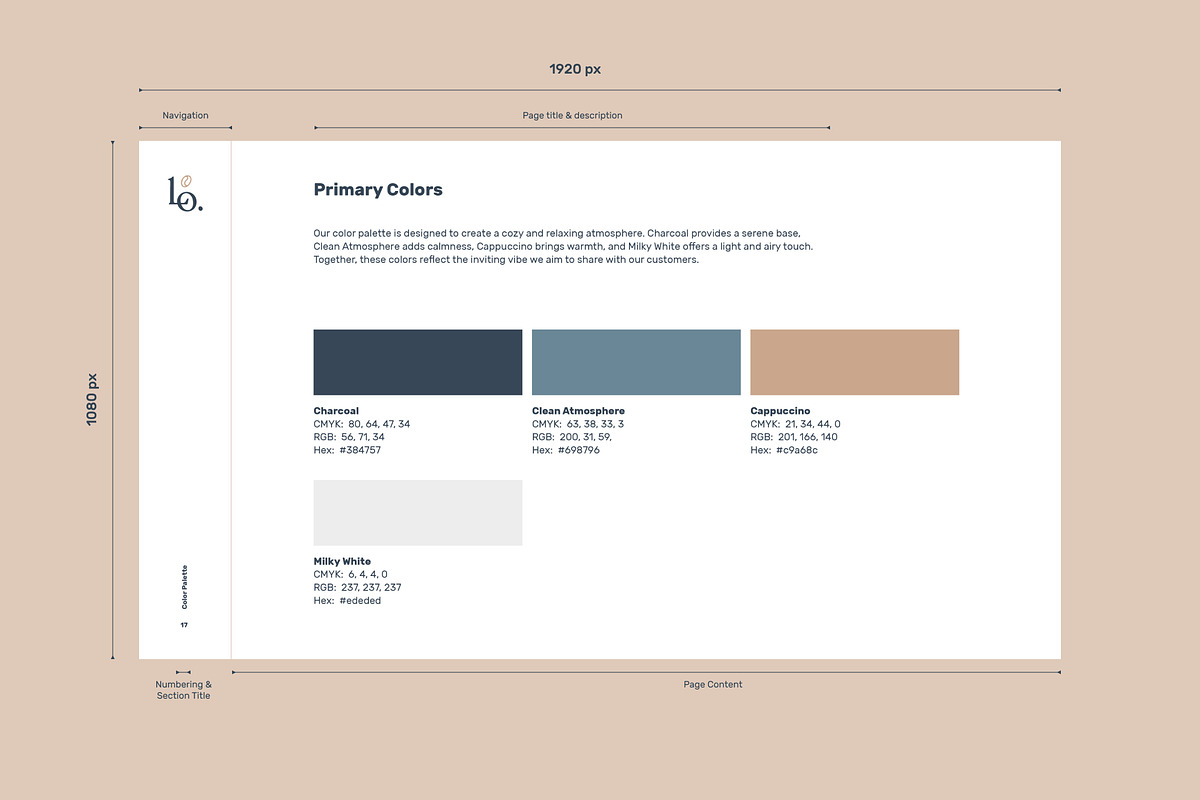 Latteo - Brand Guidelines Template, a Branding & Logo Template by Hamdi Designs (Photo 4 of 10)