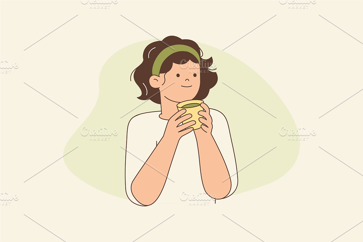 People with Matcha Illustration, an Object Graphic by Jump Studio (Photo 4 of 12)