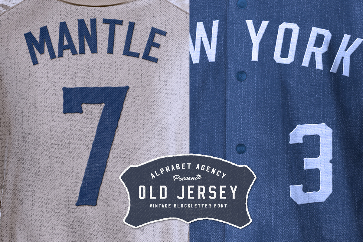 OLD JERSEY FONT DUO, a Font by Alphabet Agency (Photo 3 of 7)