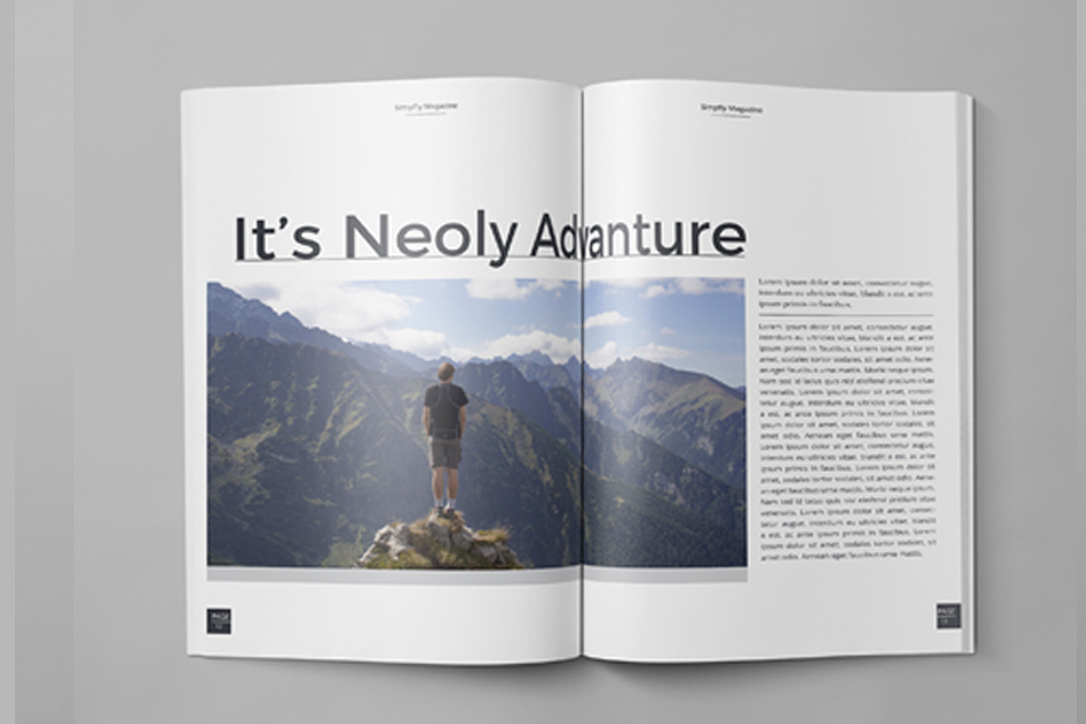 Magazine Layout Template, a Magazine Template by obidullah_01 (Photo 6 of 10)