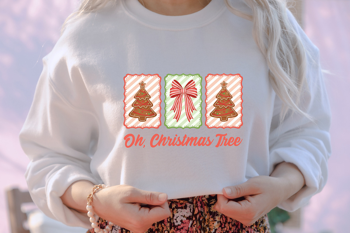 Preppy Oh Christmas Tree PNG, an Illustration by designcity5 (Photo 4 of 8)