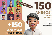 150 Animoji-Style Avatars: Asian, a Characters & Person 3D Model by Dimas Rizki Pratama (Thumbnail 1 of 5)