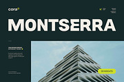 Cora Montserra - Modern Sans 9 Fonts, a Sans Serif Font by Casloop Studio (Thumbnail 1 of 9)