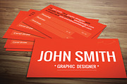 Red Textured Business Card, a Business Card Template by Crazyleaf (Thumbnail 1 of 4)