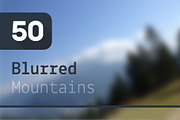 50 Blurred Mountains, a Texture Graphic by Riccardo Anelli (Thumbnail 1 of 4)