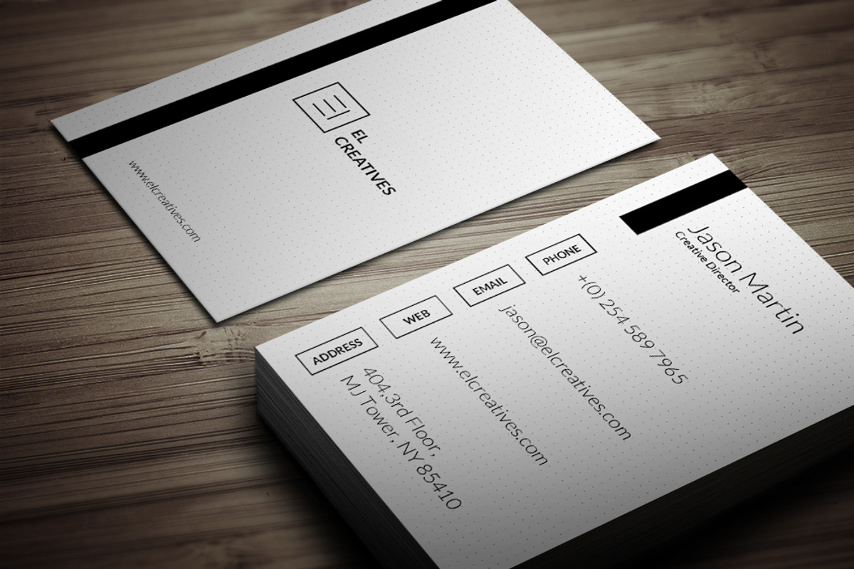 Minimal Business Card, a Business Card Template by bouncy (Photo 2 of 4)