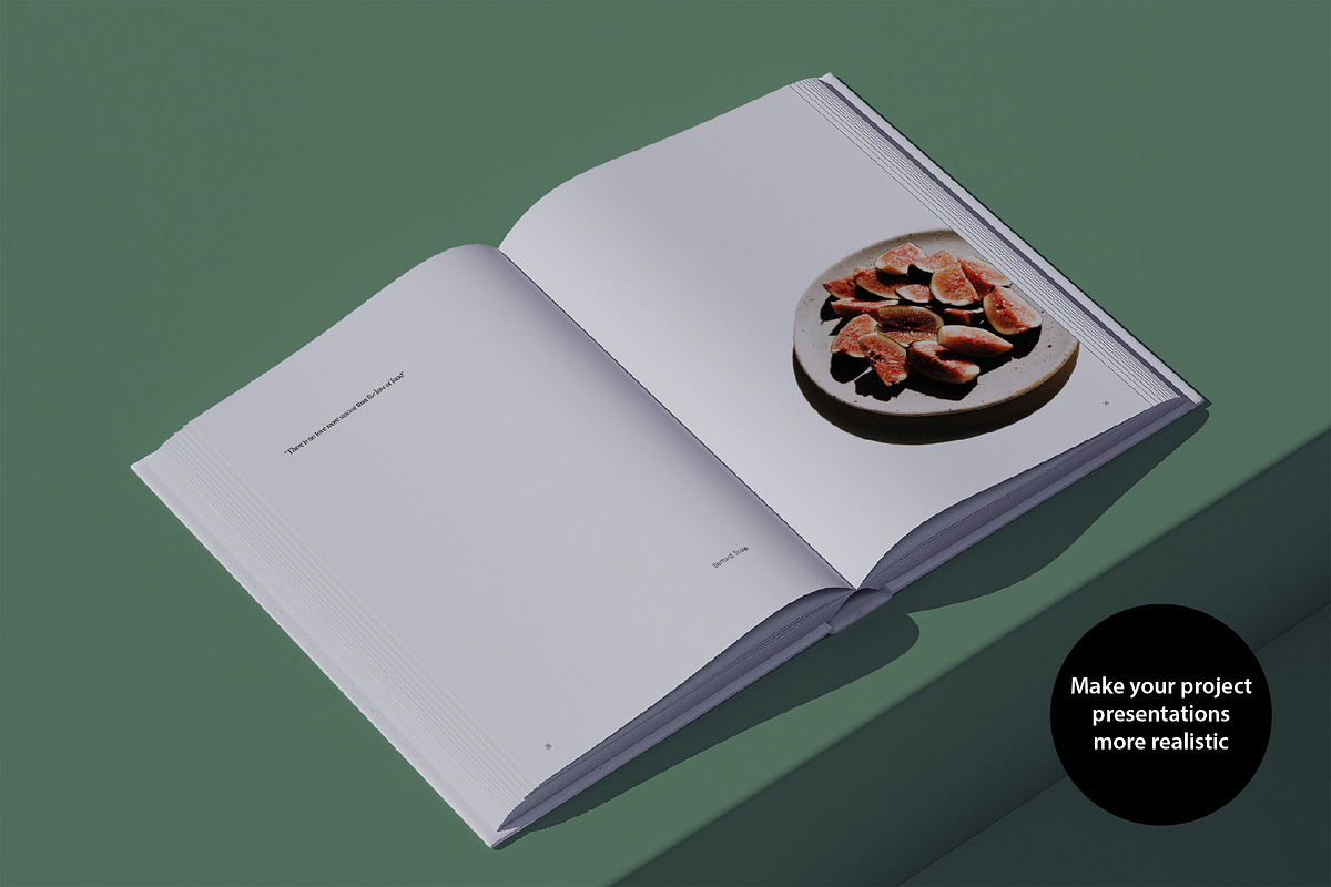 Realistic Book Mockups, a Print Template by Juliya Eva (Photo 2 of 14)