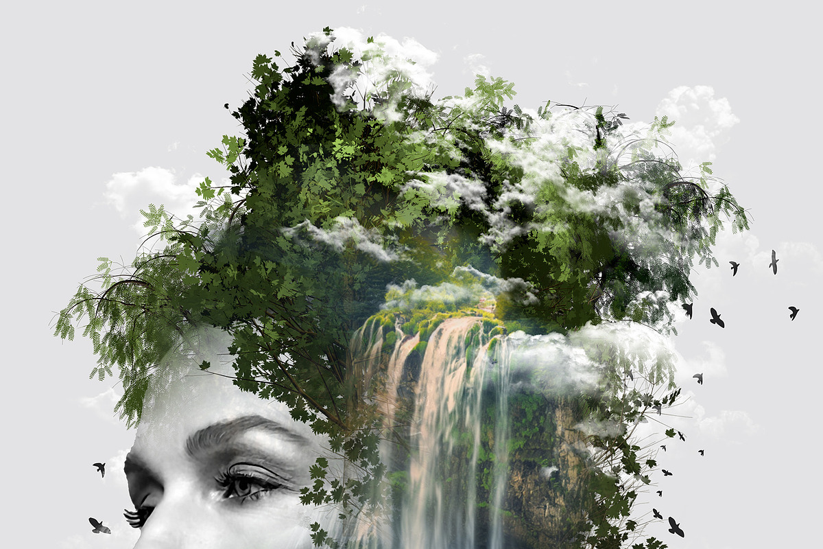 Surreal Double Exposure Photo Effect, a Brushes & More by MRI STUDIO (Photo 12 of 19)