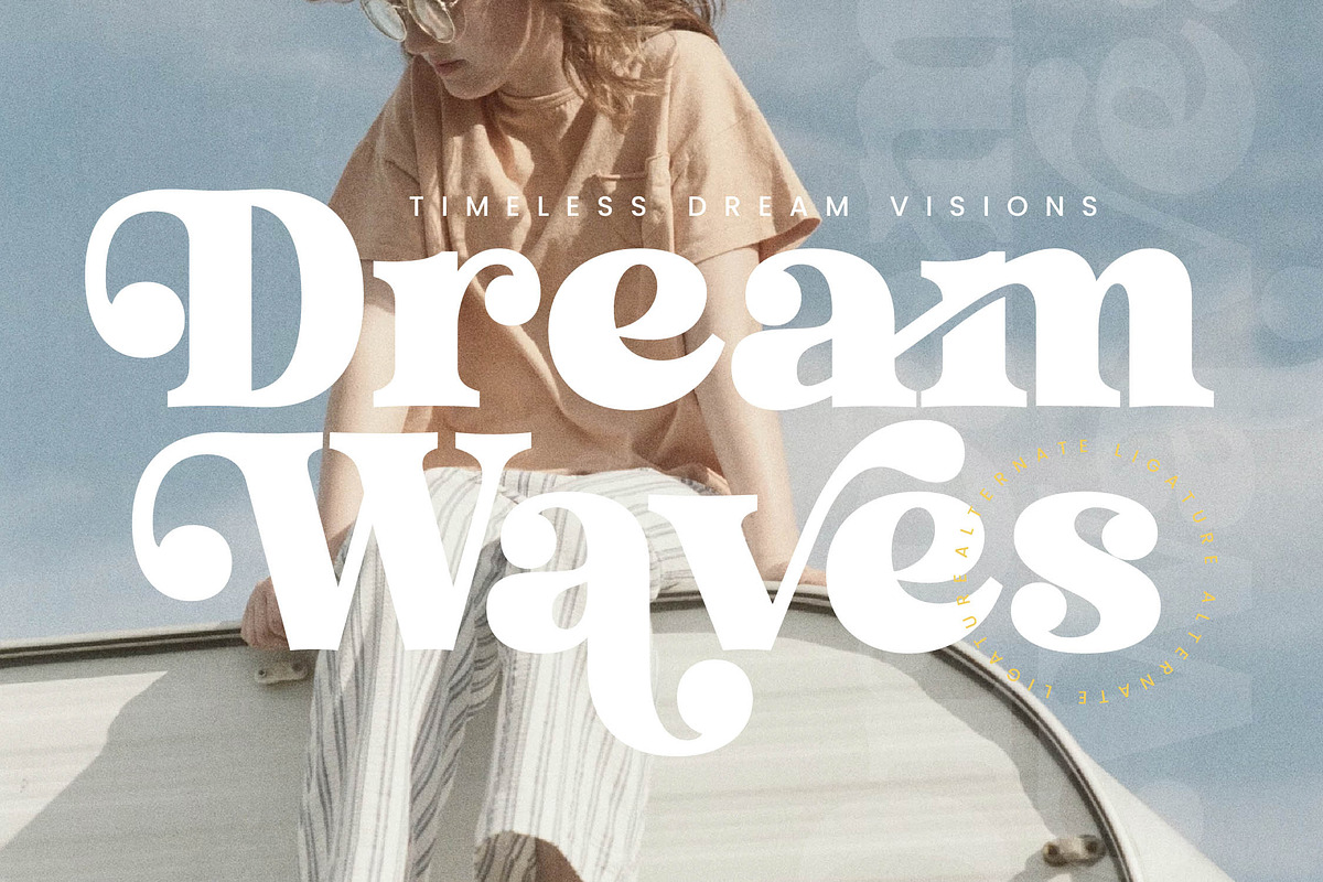 Trendy Voyage Modern Retro Serif, a Serif Font by timelesstype.co (Photo 10 of 20)