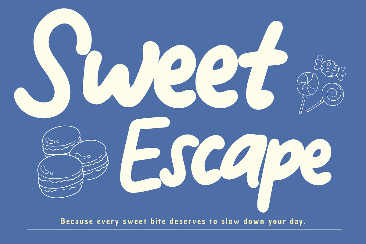 Food Delicious - Branding Logo Font, a Sans Serif Font by Nirmana Visual (Photo 13 of 13)