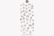 vintage clipart french chateau set, a Decorative Illustration by Patishop Art (Thumbnail 10 of 10)