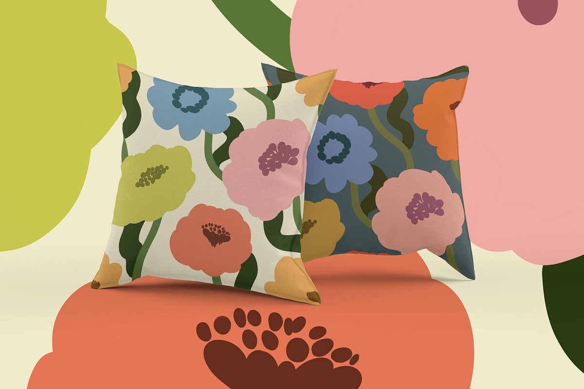 Poppy. Seamless pattern, a Pattern Graphic by emeraldthue (Photo 3 of 7)