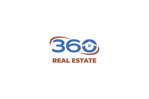 360 real estate logo, a Branding & Logo Template by ZHR Creative