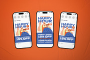 Happy Hour Barber Flyer Set, a Flyer Template by The Good Store (Thumbnail 2 of 2)