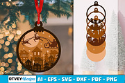 Christmas Scene Ornaments Layered, a Decorative Illustration by OTVEY DESIGN (Thumbnail 2 of 13)