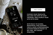 Squarespace Author Website Template, a Squarespace Template by Billie Grace Studio (Thumbnail 7 of 8)