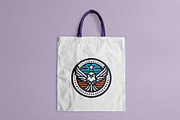 Patriotic Eagle Badge Graphic, a Branding & Logo Template by Vectorium Studio (Thumbnail 2 of 2)