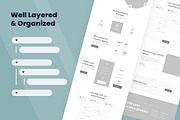 Creative Agency Wireframe Website, a Wireframe Template by INSPR STD (Thumbnail 5 of 6)