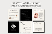 Nurse Injector Aesthetic Templates, a Social Media Template by Studio Suvelle (Thumbnail 4 of 9)