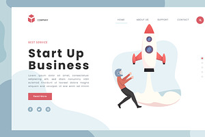 Startup Landing Page Template