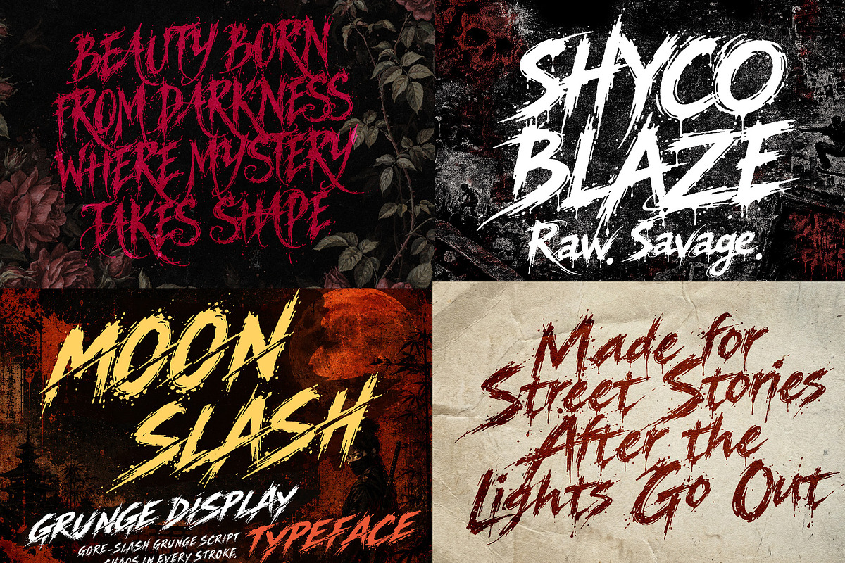 Ultimate Halloween Terror Font Pack, a Handwritten Font by HypeWorksCo (Photo 12 of 15)