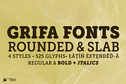Grifa Rounded & Slab -4 fonts-, a Slab Serif Font by deFharo (Thumbnail 6 of 6)