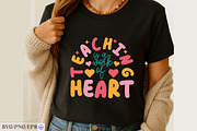Teaching is a Work of Heart SVG, an Education Illustration by mh_arif (Thumbnail 3 of 4)