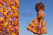 Watercolor summer floral pattern, a Pattern Graphic by SirenaArt (Thumbnail 2 of 12)