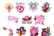 Cowgirl wild west graphic, a Person Illustration by Yelloo Fish (Thumbnail 10 of 29)