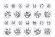 Landscape Icon Set, a Duotone Icon by Brickclay (Thumbnail 7 of 9)