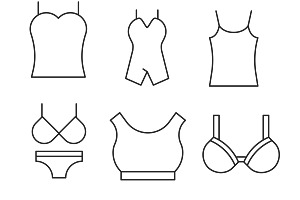 Clothing Icon Outlines Set 2