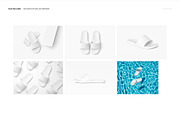 Slide Sandals Mockup Set, a Product Mockup by Creatsy (Thumbnail 2 of 12)